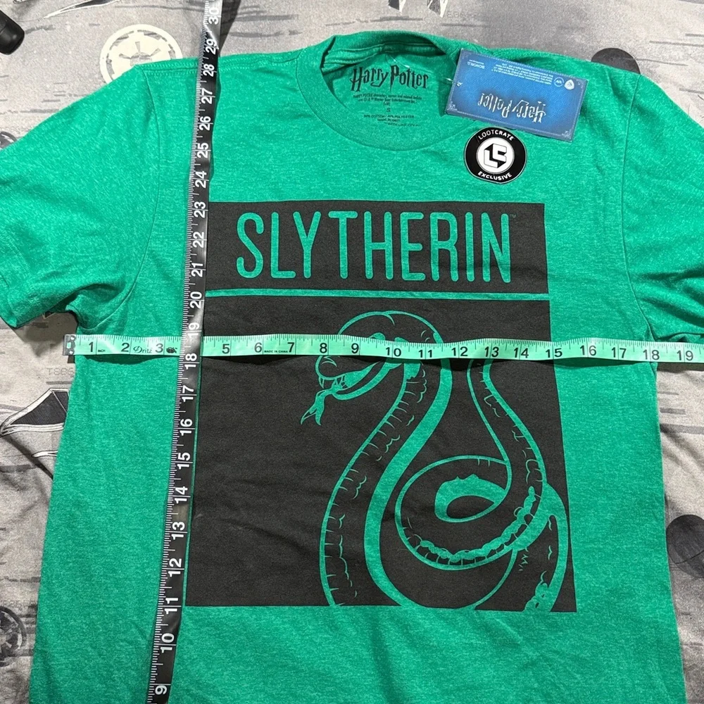NWT HARRY POTTER LOOTCRATE SLYTHERIN HOUSE SHIRT SZ S - Picture 3 of 4